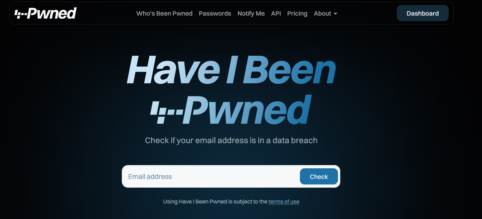 Have I Been Pwned? - strona